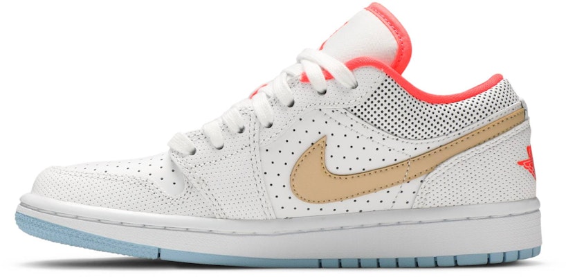 (Women) Air Jordan 1 Low SE 'White Sesame' DC9509-100 Lookbook (Women) Air Jordan 1 Low SE 'White Sesame' DC9509-100