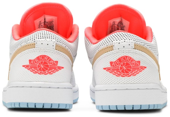 (Women) Air Jordan 1 Low SE 'White Sesame' DC9509-100 Details for (Women) Air Jordan 1 Low SE 'White Sesame' DC9509-100