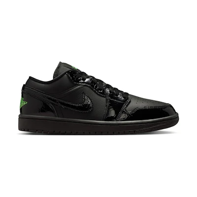 (W) Jordan 1 Low SE Black Croc Scream Green