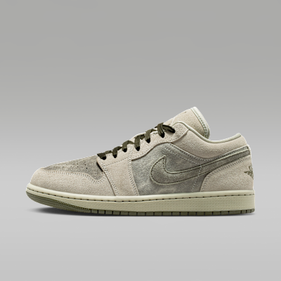 (Women) Air Jordan 1 Low SE Spruce Fog/Jade Stone/Cargo Khaki/Spruce Fog IR7327-304