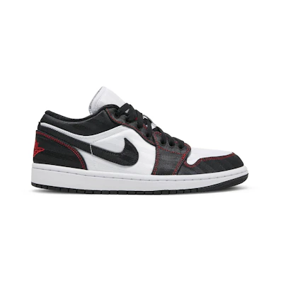 (W) Jordan 1 Low SE Utility 'White Black Red'