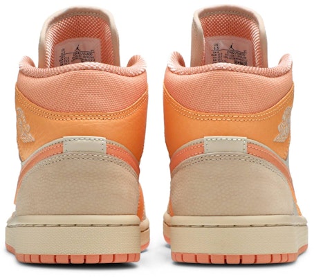 (W) Air Jordan 1 Mid 'Aprikot' DH4270-800 Details for (W) Air Jordan 1 Mid 'Aprikot' DH4270-800