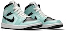 Cheap (W) Air Jordan 1 Mid 'Aqua Hitam' BQ6472-300