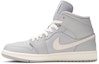 Lookbook (W) Air Jordan 1 Mid 'Kelabu Atmosfera Gading Pucat Tulang' CD7240-002