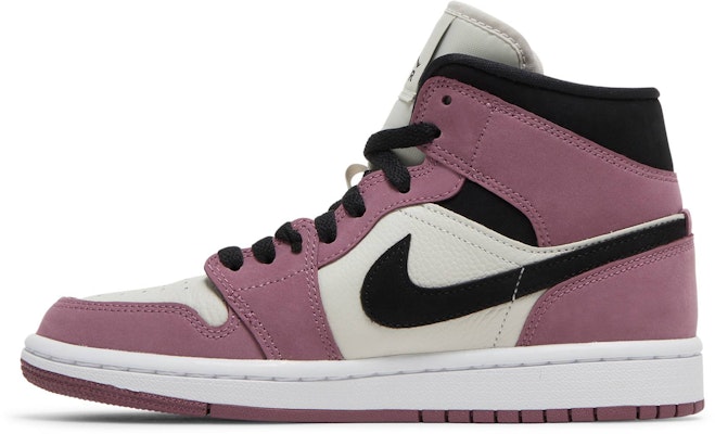 (W) Air Jordan 1 Mid 'Berry Pink' Wanita DC7267-500 Lookbook (W) Air Jordan 1 Mid 'Berry Pink' Wanita DC7267-500