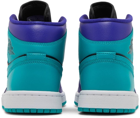 (W) Air Jordan 1 Mid 'Hitam Anggur' BQ6472-502 Details for (W) Air Jordan 1 Mid 'Hitam Anggur' BQ6472-502