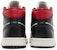 (W) Air Jordan 1 Mid 'Hitam Sail Merah Gym' BQ6472-061