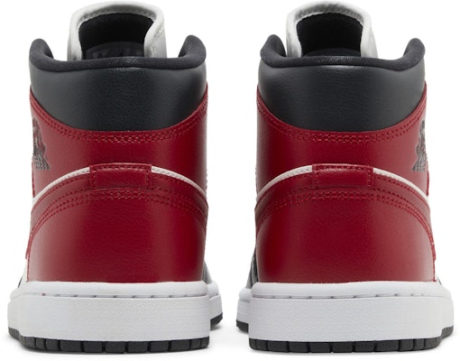 (Women) Air Jordan 1 Mid 'Black Toe' BQ6472-160 Details for (Women) Air Jordan 1 Mid 'Black Toe' BQ6472-160