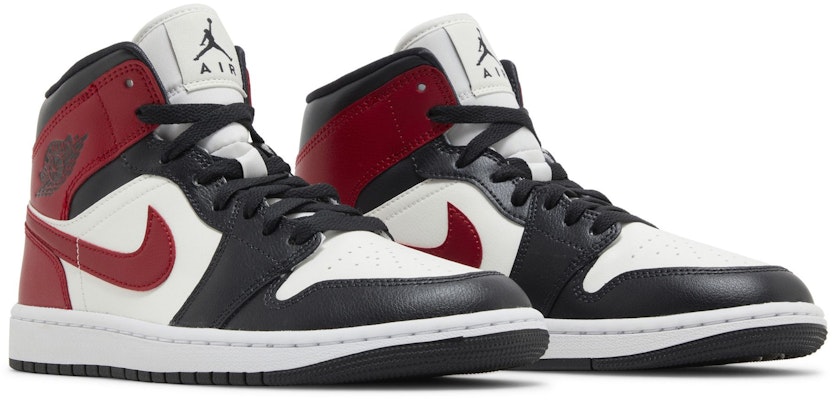 (Women) Air Jordan 1 Mid 'Black Toe' BQ6472-160 Cheap (Women) Air Jordan 1 Mid 'Black Toe' BQ6472-160