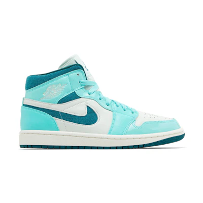 (W) Jordan 1 Mid 'Bleached Turquoise'