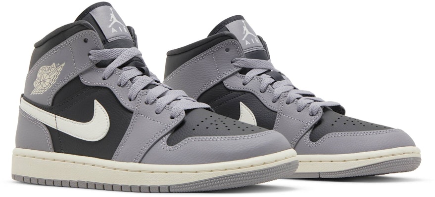 (Women) Air Jordan 1 Mid 'Cement Grey' BQ6472-022 Cheap (Women) Air Jordan 1 Mid 'Cement Grey' BQ6472-022