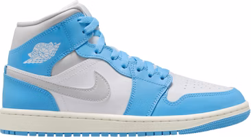 (Women) Air Jordan 1 Mid 'Dark Powder Blue' BQ6472-400 (Women) Air Jordan 1 Mid 'Dark Powder Blue' BQ6472-400