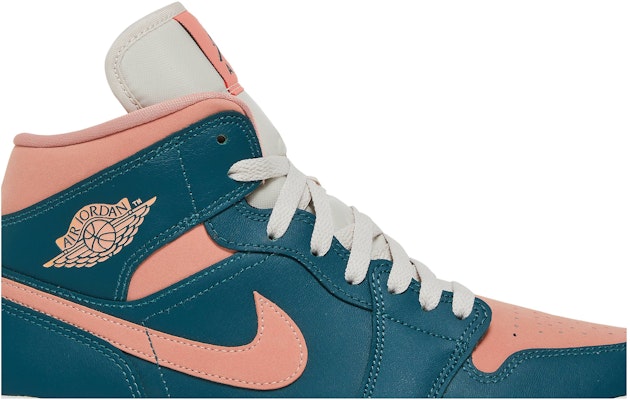 (W) Air Jordan 1 Mid 'Hijau Teal Gelap' BQ6472-308 Order (W) Air Jordan 1 Mid 'Hijau Teal Gelap' BQ6472-308