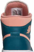 Sizing (W) エア ジョーダン 1 ミッド "ダークティールグリーン" BQ6472-308