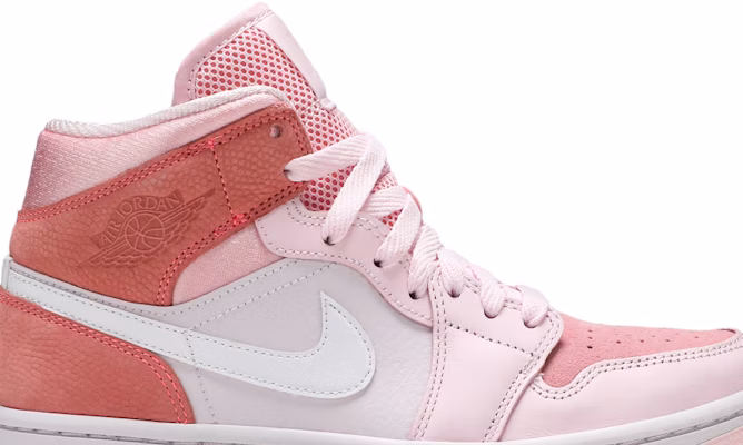 (W) Air Jordan 1 Mid 'Pink Digital' CW5379-600 Order (W) Air Jordan 1 Mid 'Pink Digital' CW5379-600