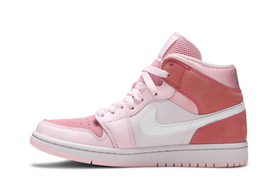 (Women) Air Jordan 1 Mid 'Digital Pink' CW5379-600
