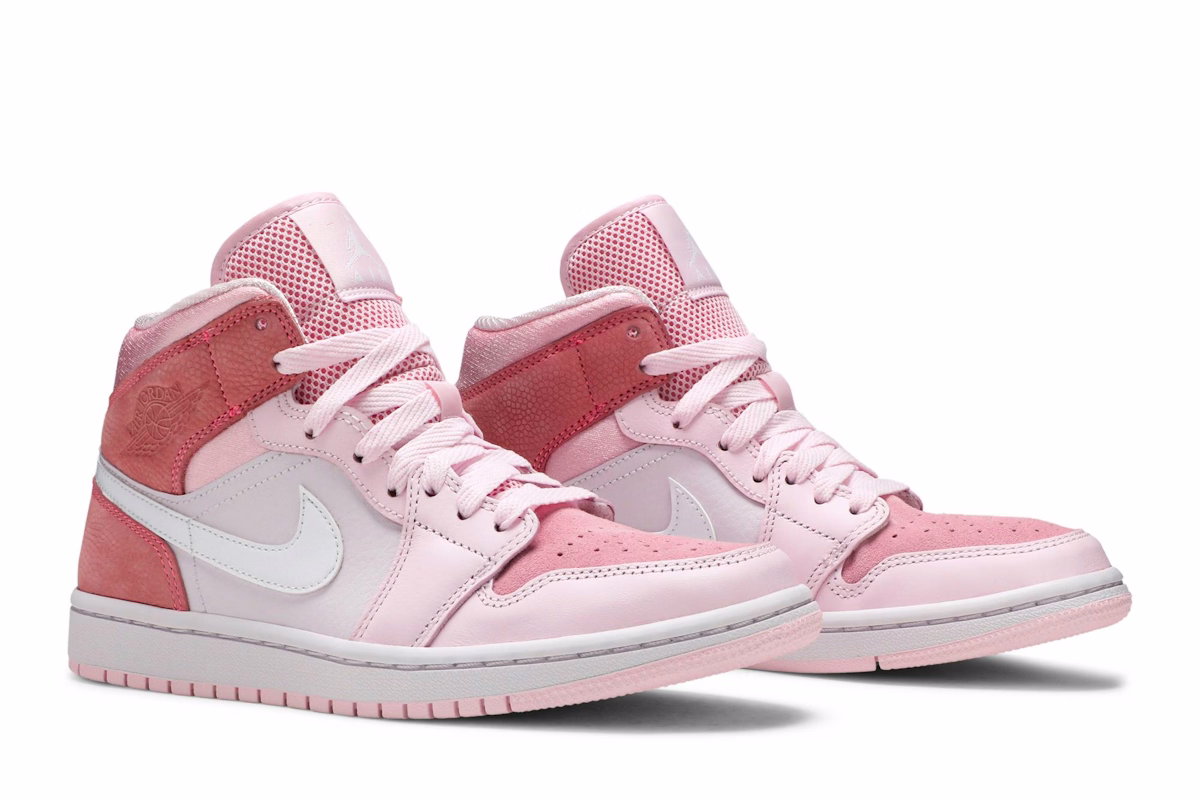 (Women) Air Jordan 1 Mid 'Digital Pink' CW5379-600