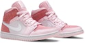 Cheap (W) Air Jordan 1 Mid 'Pink Digital' CW5379-600