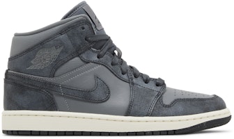 (Women) Air Jordan 1 Mid 'Distressed Smoke Grey' FJ3448-001 (Women) Air Jordan 1 Mid 'Distressed Smoke Grey' FJ3448-001