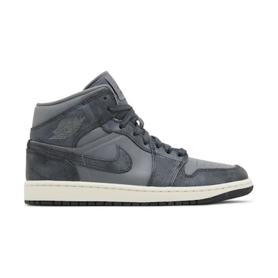 (W) Jordan 1 Mid 'Distressed Smoke Grey'