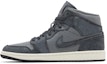 Lookbook (W) Air Jordan 1 Mid 'Kelabu Asap Distressed' FJ3448-001