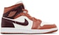 (W) Air Jordan 1 Mid 'Dusty Peach' Lelaki & Wanita BQ6472-200