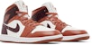 (W) Air Jordan 1 Mid 'Dusty Peach' Lelaki & Wanita BQ6472-200