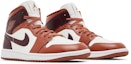 Cheap (W) Air Jordan 1 Mid 'Dusty Peach' Lelaki & Wanita BQ6472-200