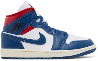(Women) Air Jordan 1 Mid 'French Blue' BQ6472-146 (Women) Air Jordan 1 Mid 'French Blue' BQ6472-146