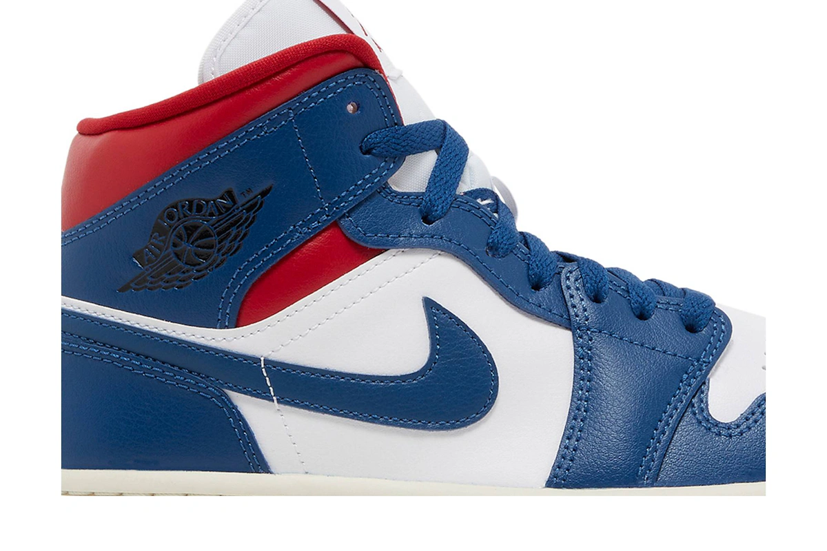 (Women) Air Jordan 1 Mid 'French Blue' BQ6472-146