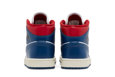 (Women) Air Jordan 1 Mid 'French Blue' BQ6472-146