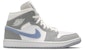 (W) Air Jordan 1 Mid 'Frosty' Lelaki/Perempuan BQ6472-105