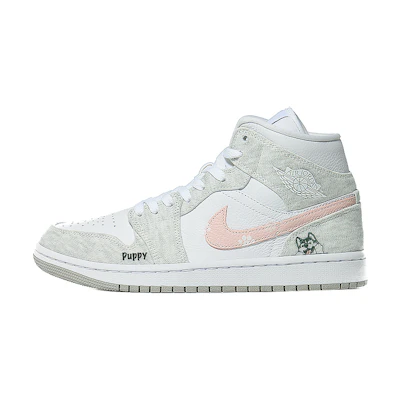 (W) Jordan 1 Mid 'Husky'