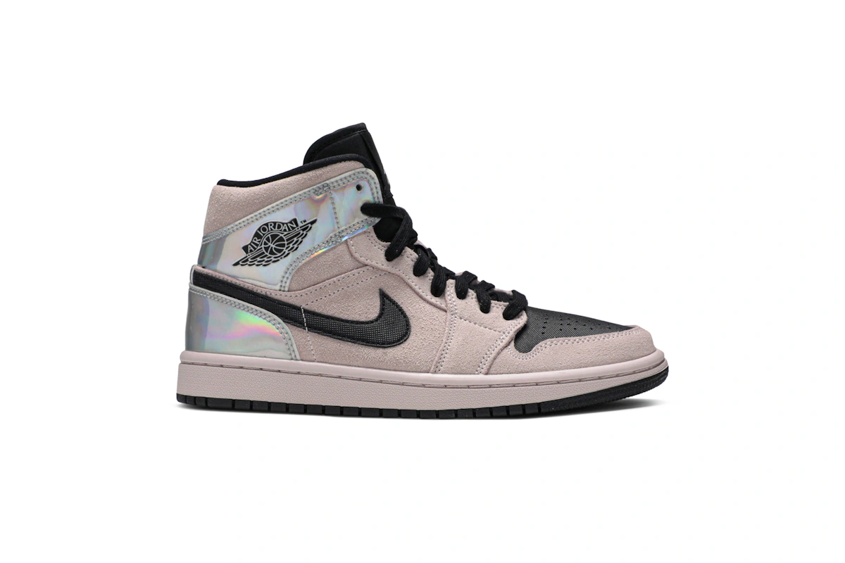 (Women) Air Jordan 1 Mid 'Iridescent' BQ6472-602