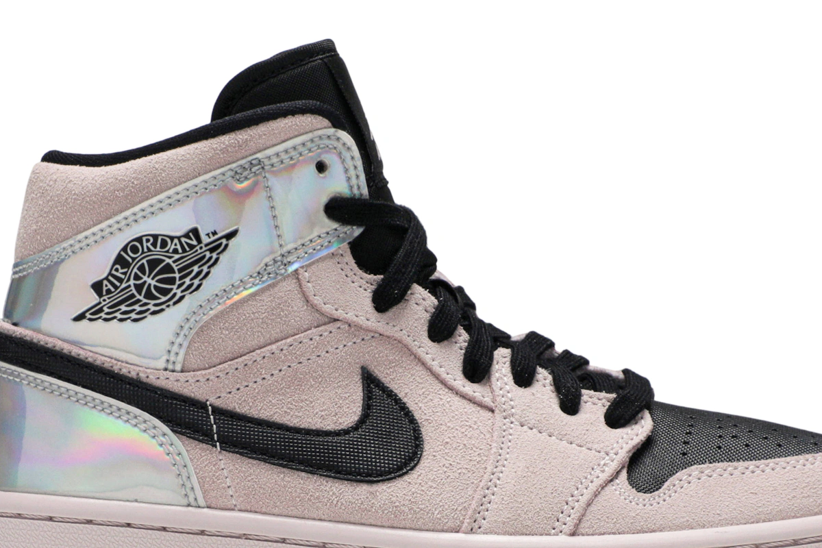 (Women) Air Jordan 1 Mid 'Iridescent' BQ6472-602