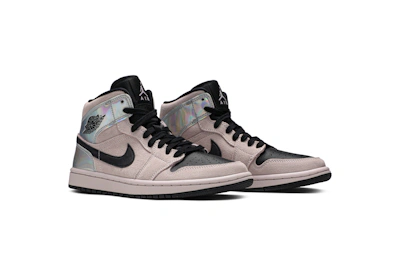 (Women) Air Jordan 1 Mid 'Iridescent' BQ6472-602