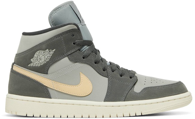 (Women) Air Jordan 1 Mid 'Iron Grey Onyx' BQ6472-020 Buy (Women) Air Jordan 1 Mid 'Iron Grey Onyx' BQ6472-020