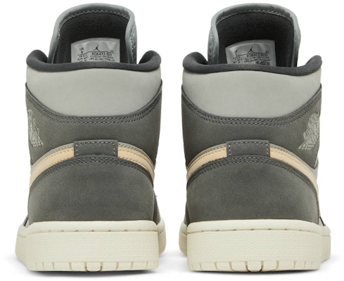 (Women) Air Jordan 1 Mid 'Iron Grey Onyx' BQ6472-020 Details for (Women) Air Jordan 1 Mid 'Iron Grey Onyx' BQ6472-020