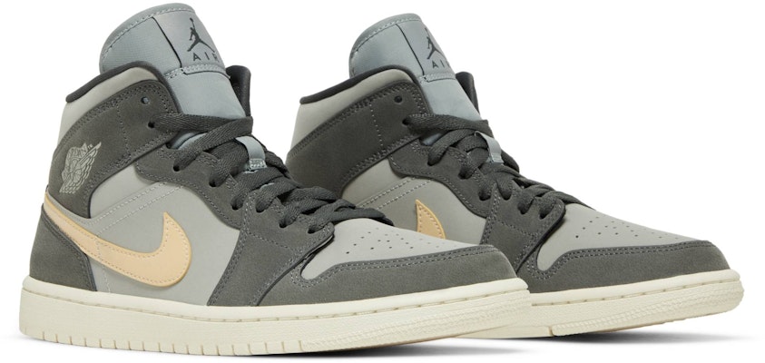 (Women) Air Jordan 1 Mid 'Iron Grey Onyx' BQ6472-020 Cheap (Women) Air Jordan 1 Mid 'Iron Grey Onyx' BQ6472-020