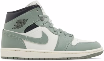 (Women) Air Jordan 1 Mid 'Jade Smoke' BQ6472-130 (Women) Air Jordan 1 Mid 'Jade Smoke' BQ6472-130