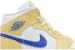 (W) Air Jordan 1 Mid 'Lemon Wash' Lelaki BQ6472-701