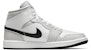 (W) Air Jordan 1 Mid 'Kelabu Asap Terang' BQ6472-015