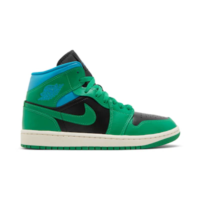 (W) Jordan 1 Mid 'Lucky Green Aquatone'