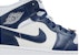 (W) Air Jordan 1 Mid 'Midnight Navy Pesona Emas' FZ8777-044