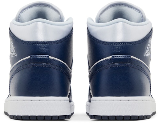 (Women) Air Jordan 1 Mid 'Midnight Navy Gold Charms' FZ8777-044 Details for (Women) Air Jordan 1 Mid 'Midnight Navy Gold Charms' FZ8777-044