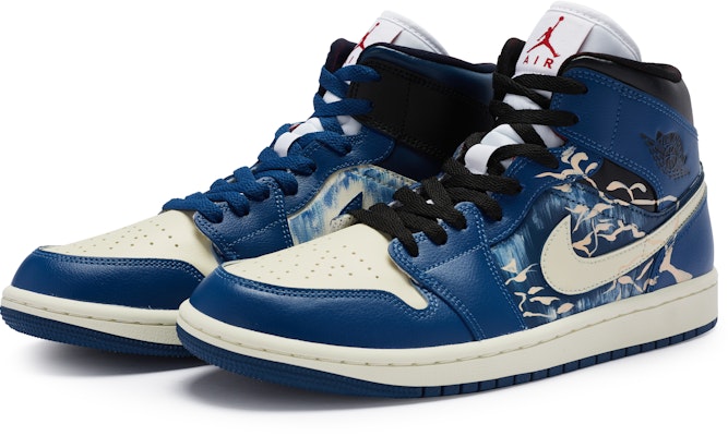 (Women) Air Jordan 1 Mid 'Midnight Pine Ink' BQ6472-146-446800 Shop (Women) Air Jordan 1 Mid 'Midnight Pine Ink' BQ6472-146-446800