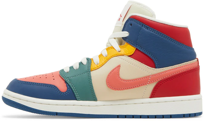 (W) Air Jordan 1 Mid 'Pelbagai Warna' DN3738-400 Shop (W) Air Jordan 1 Mid 'Pelbagai Warna' DN3738-400