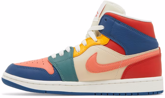 (Women) Air Jordan 1 Mid 'Multi-Color' DN3738-400 Lookbook (Women) Air Jordan 1 Mid 'Multi-Color' DN3738-400