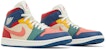 (Women) Air Jordan 1 Mid 'Multi-Color' DN3738-400