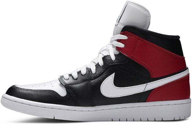 (Women) Air Jordan 1 Mid 'Noble Red' BQ6472-016 Lookbook (Women) Air Jordan 1 Mid 'Noble Red' BQ6472-016